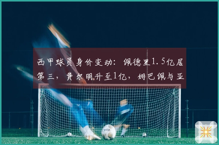 西甲球员身价变动：佩德里1.5亿居第三，费尔明升至1亿，姆巴佩与亚马尔仍为2亿